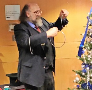 Jim Macdonald at the Nashua Holiday Stroll, 2016