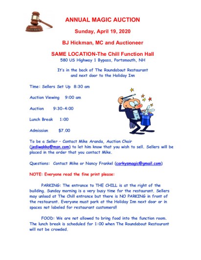 tri-state magic auction